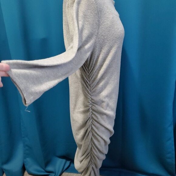 INC Sexy lightweight Sweater dress w/gathered sides & matching Slip XL - Picture 3 of 10